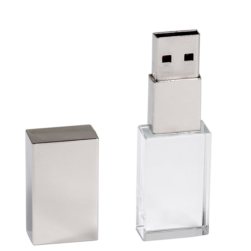 Crystal Transparent USB Flash Drive