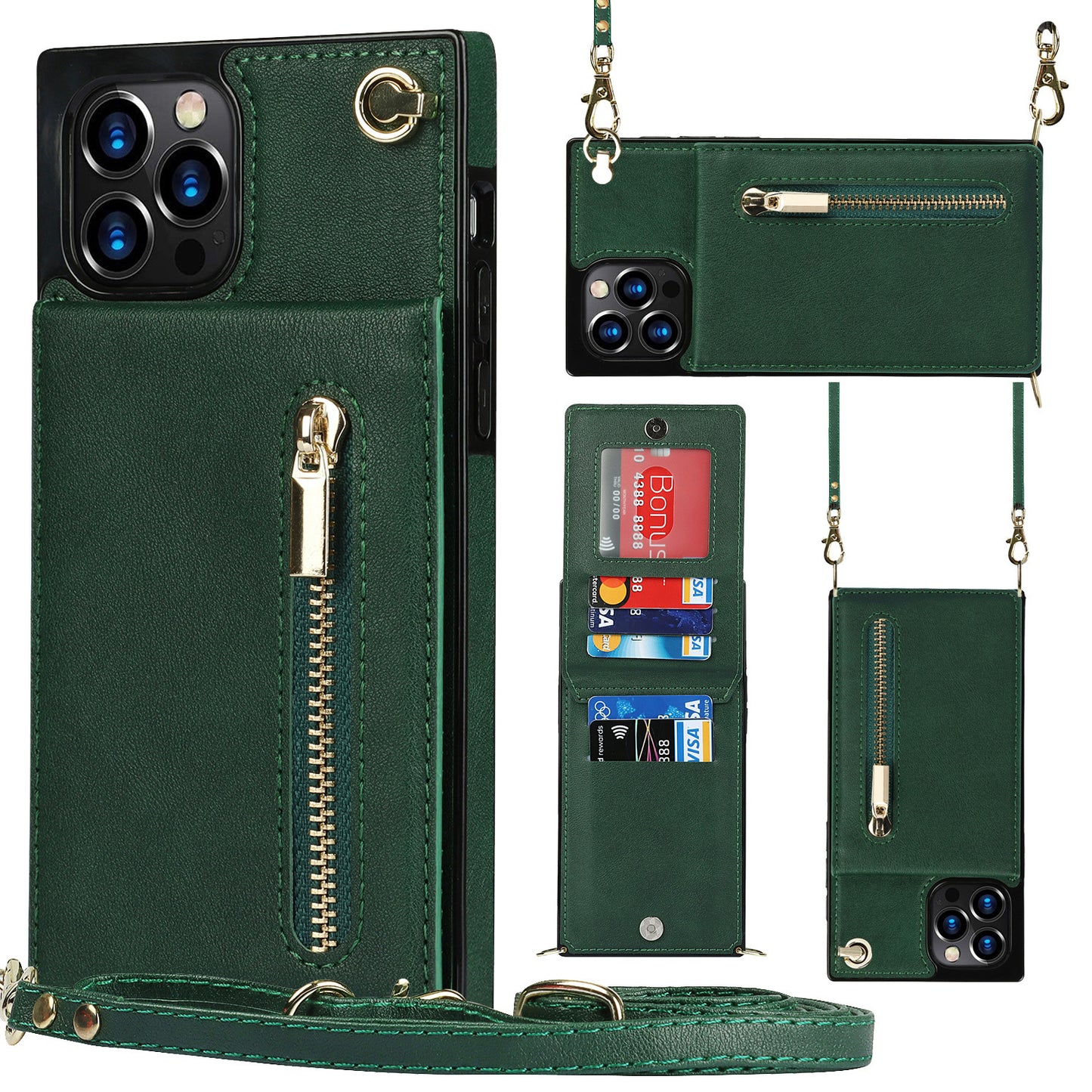 Crossbody Zipper Phone Case