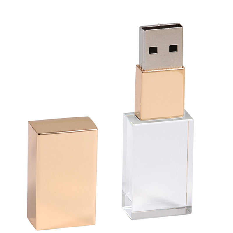 Crystal Transparent USB Flash Drive