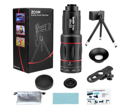 Camera Lens With Tripod