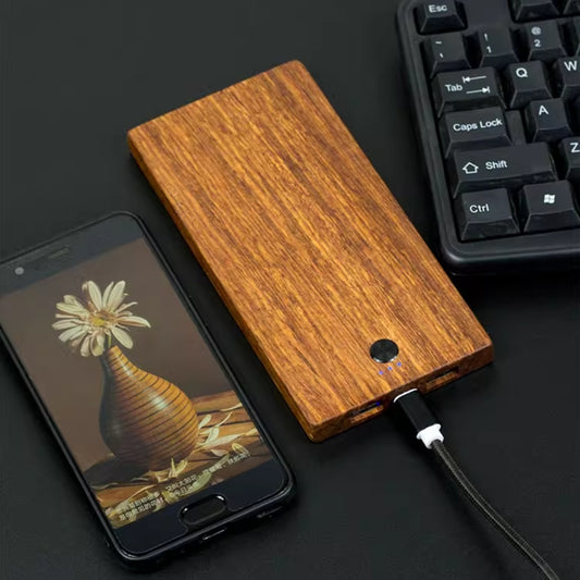 Wooden Fast-Charge Power Bank