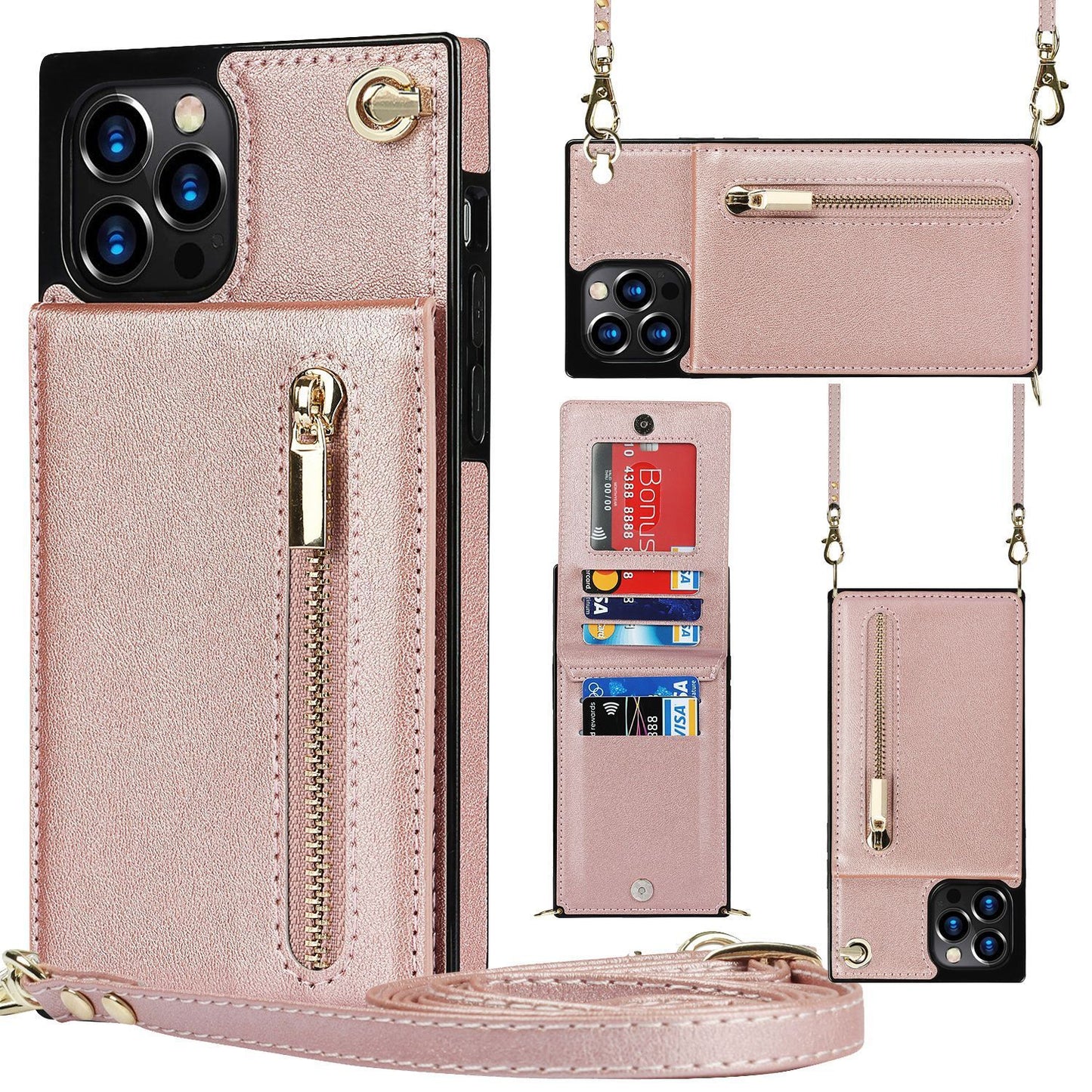 Crossbody Zipper Phone Case