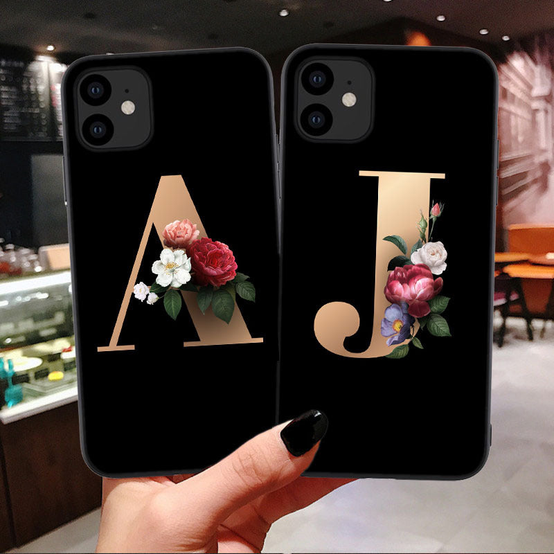 Alphabet Silicone Phone Cases