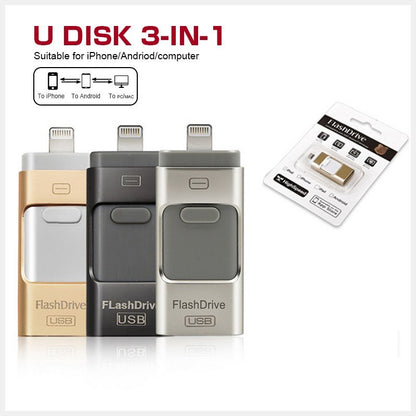 3-in-1 OTG USB Flash Drive