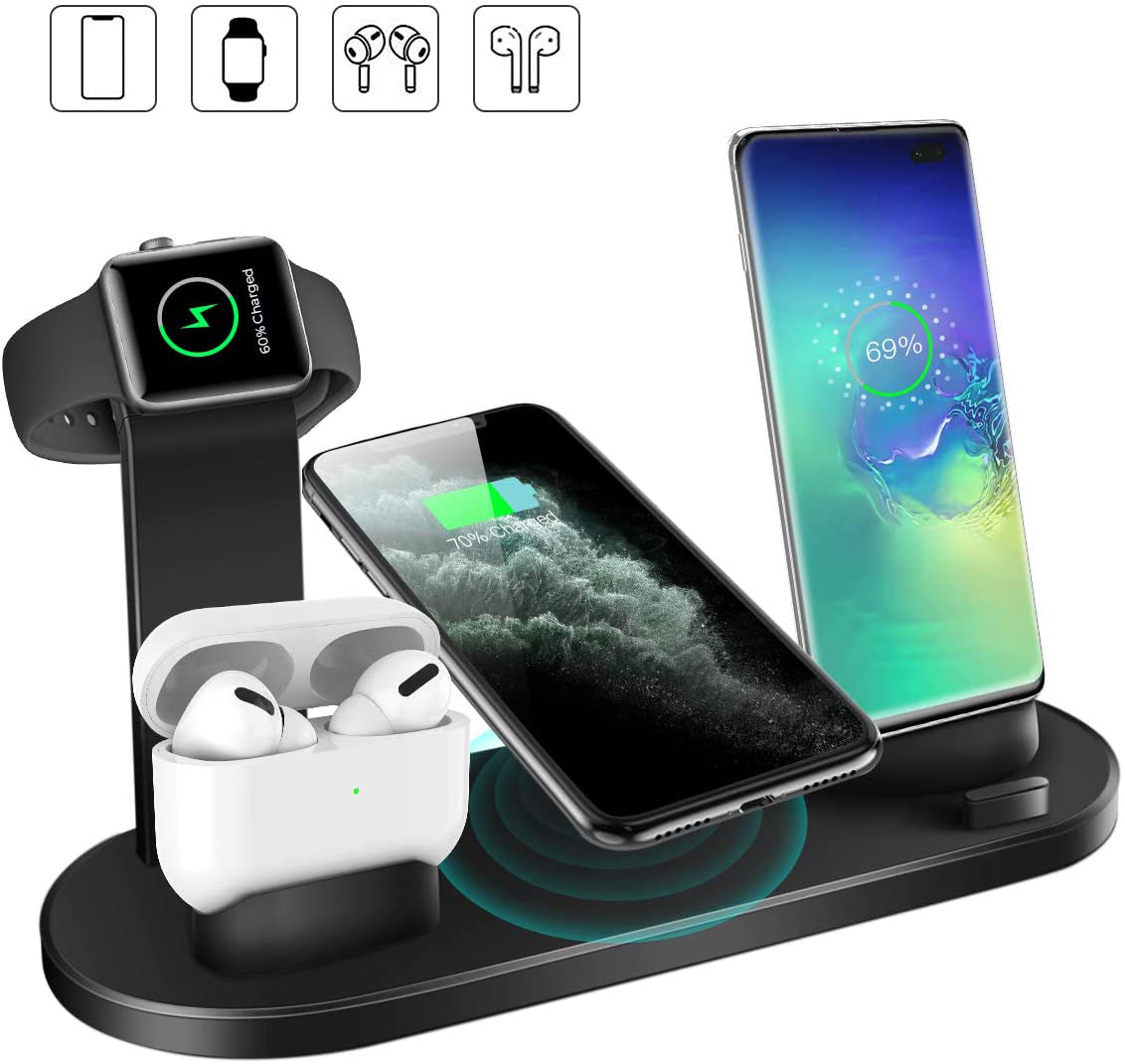 4-in-1 Charging Station For Apple iPhone/Airpods/Watch