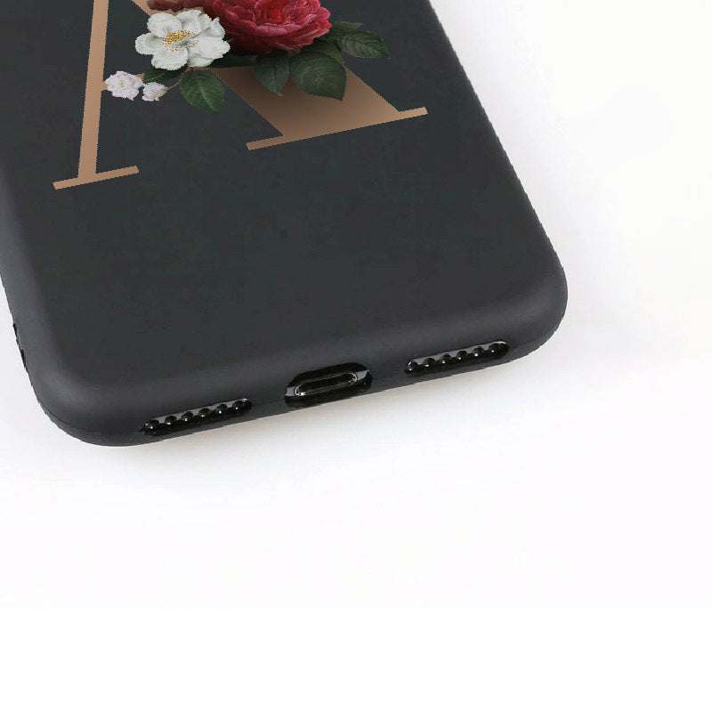 Alphabet Silicone Phone Cases