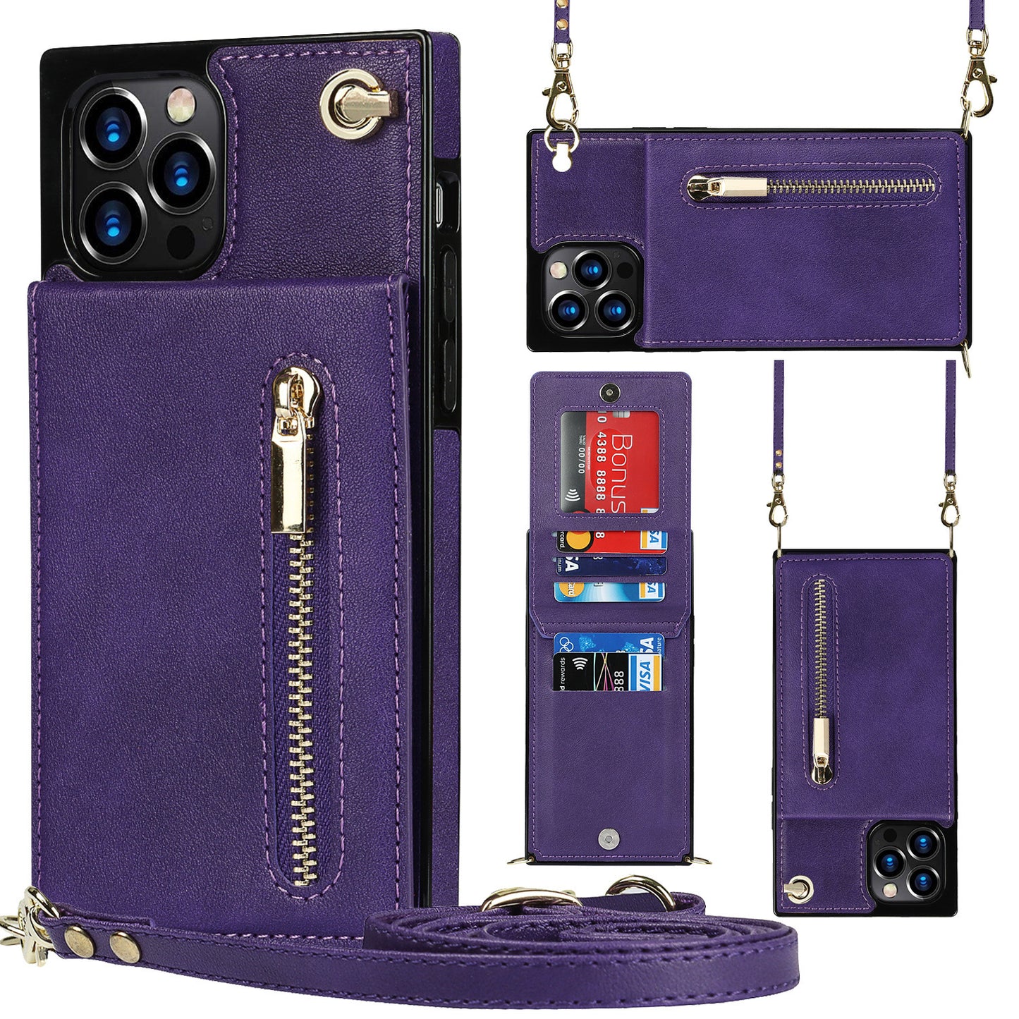 Crossbody Zipper Phone Case