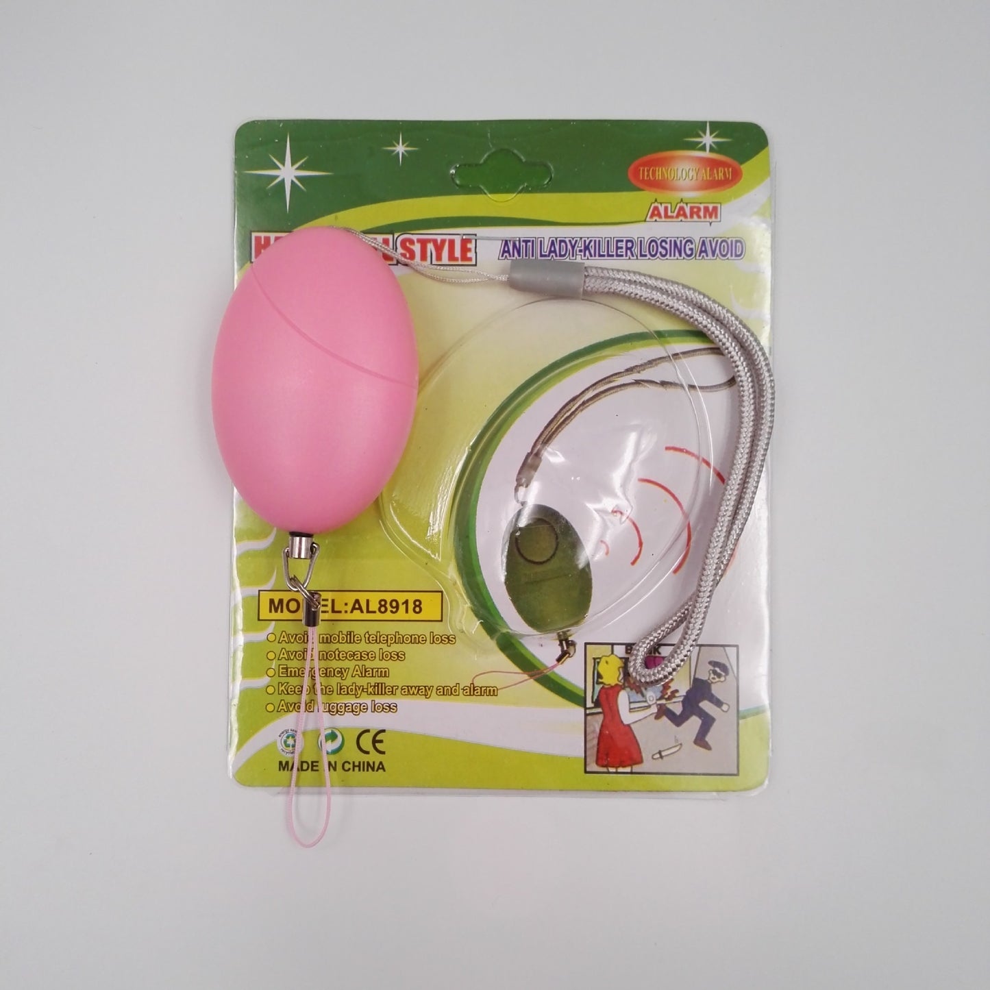 Oval Personal Safety Alarm