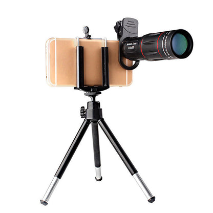 Camera Lens With Tripod