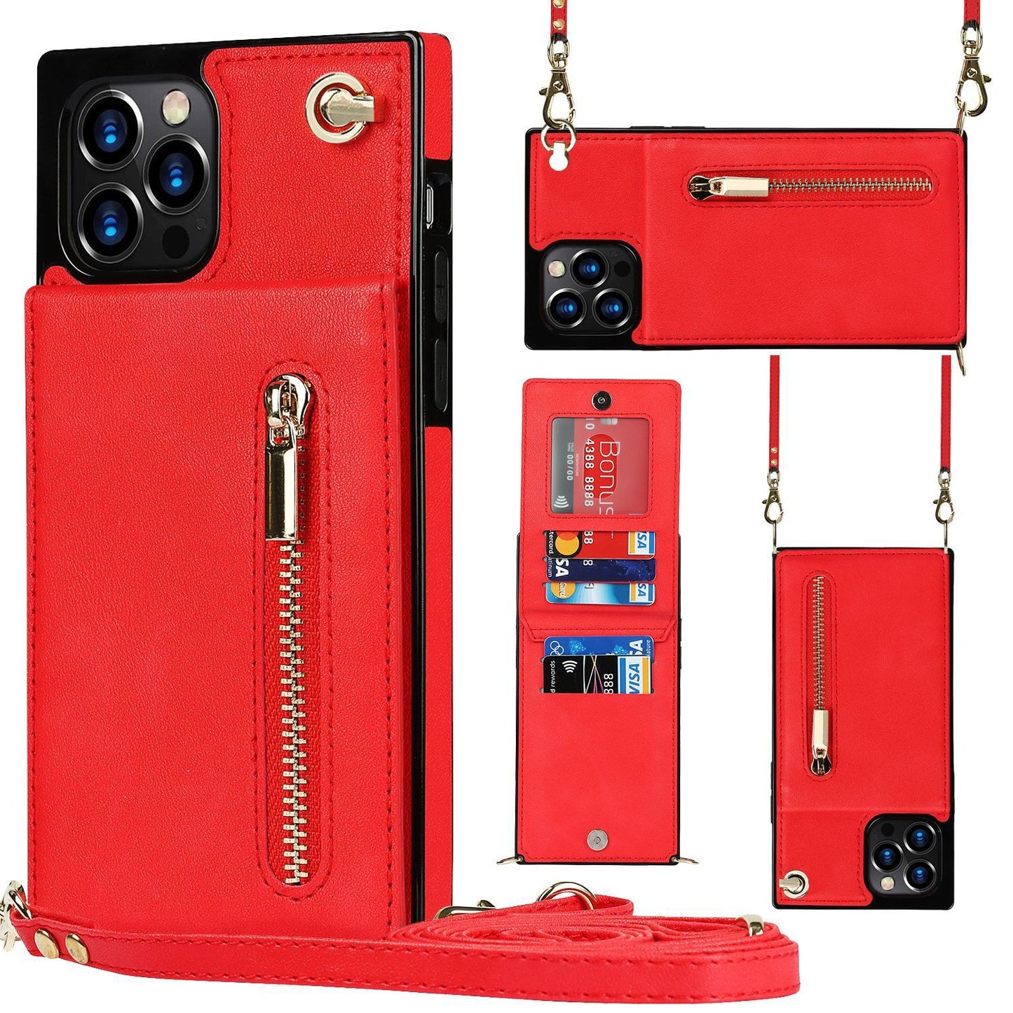 Crossbody Zipper Phone Case