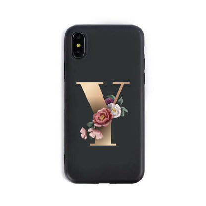 Alphabet Silicone Phone Cases